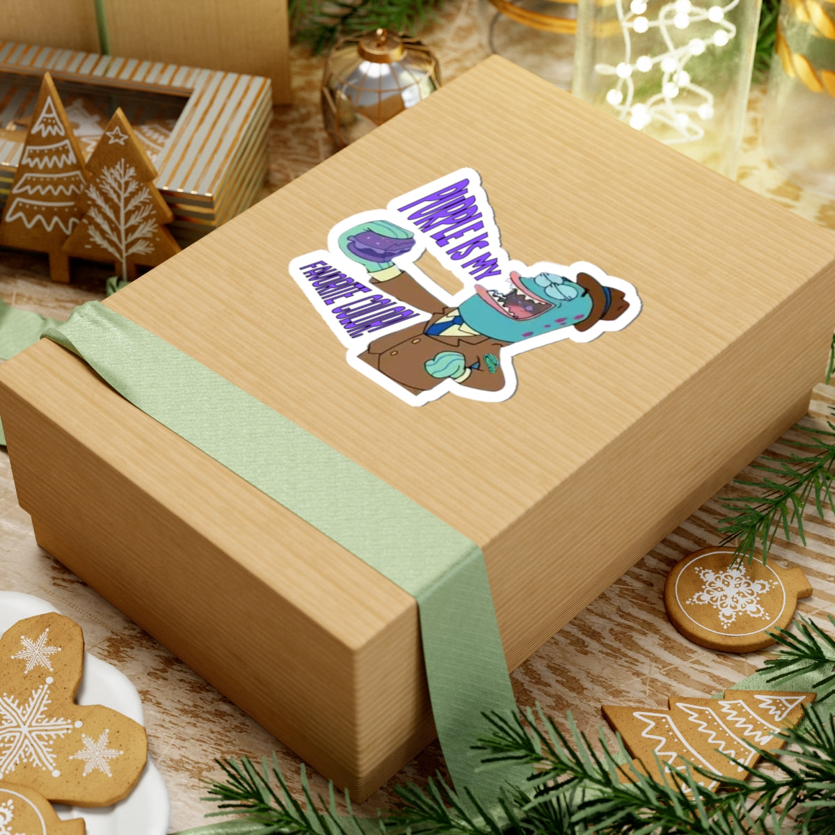 Sticker — "Purple Is My Favorite Colour" ZM Sticker
