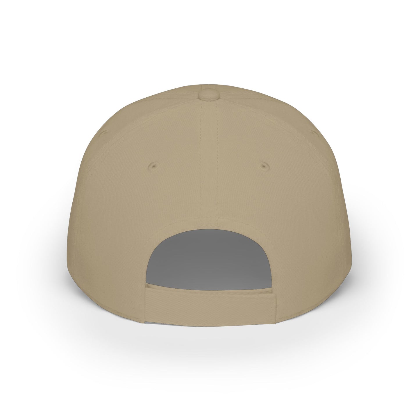 Low Profile Baseball Cap — Abstract Green Eco Bubble Design