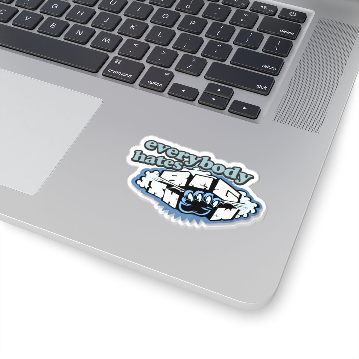 Everybody Hates Big Show Sticker — Kiss-Cut Vinyl Laptop Decal