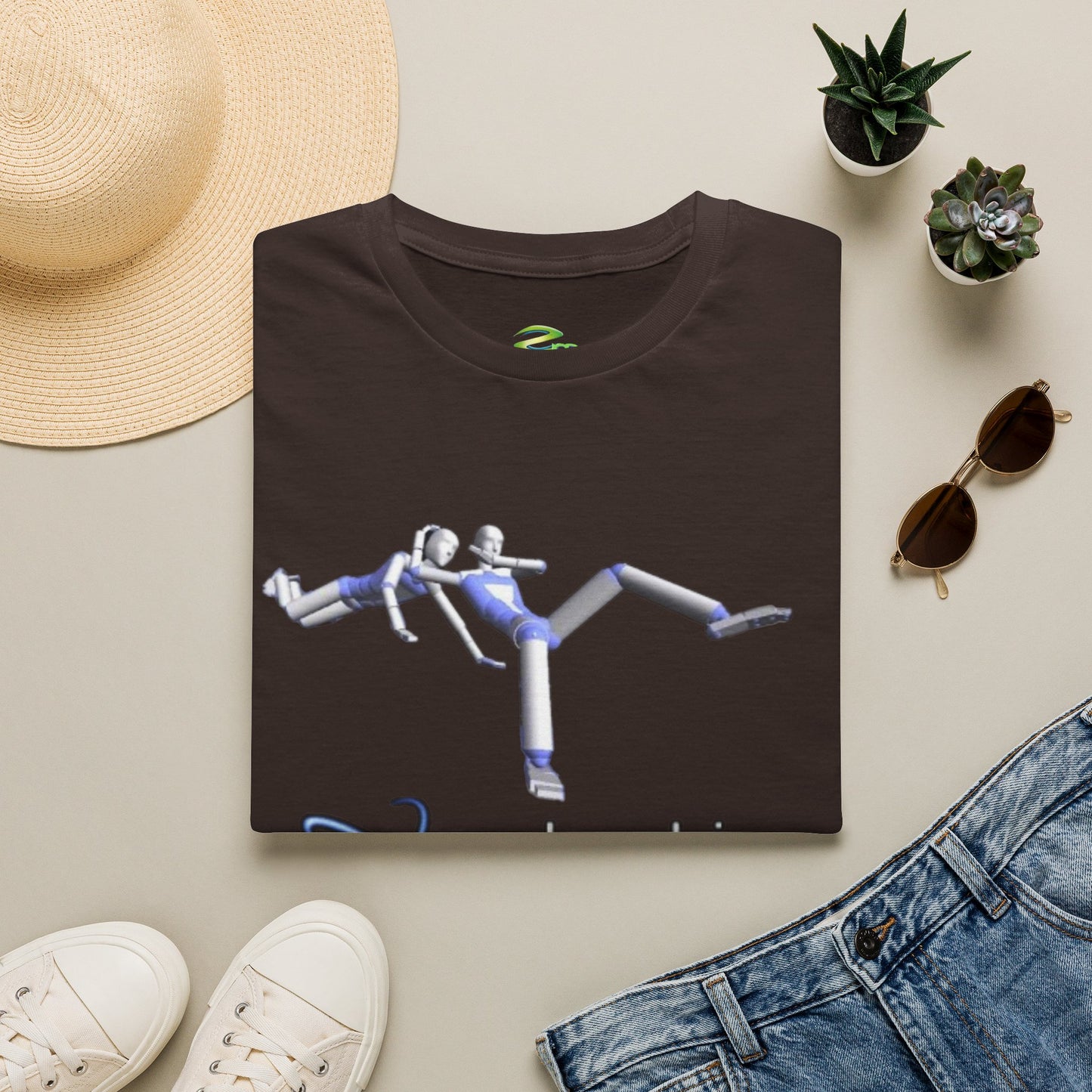 Endorphin Wrestling ZM T-Shirt — Minimalist Science Graphic Tee