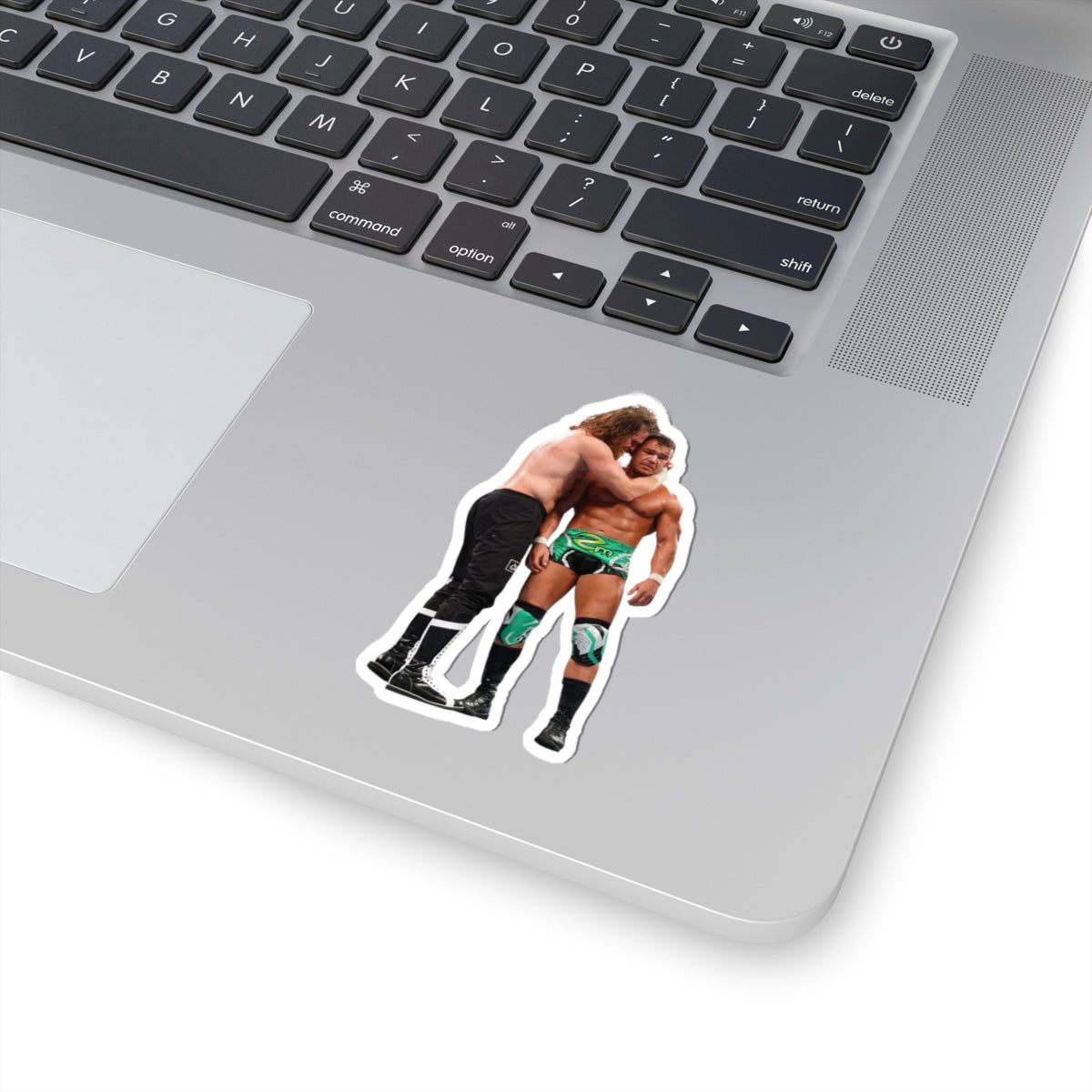 Should've Been Gable Kiss-Cut Sticker — Wrestler Hug Laptop Decal