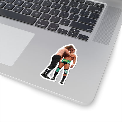Should've Been Gable Kiss-Cut Sticker — Wrestler Hug Laptop Decal
