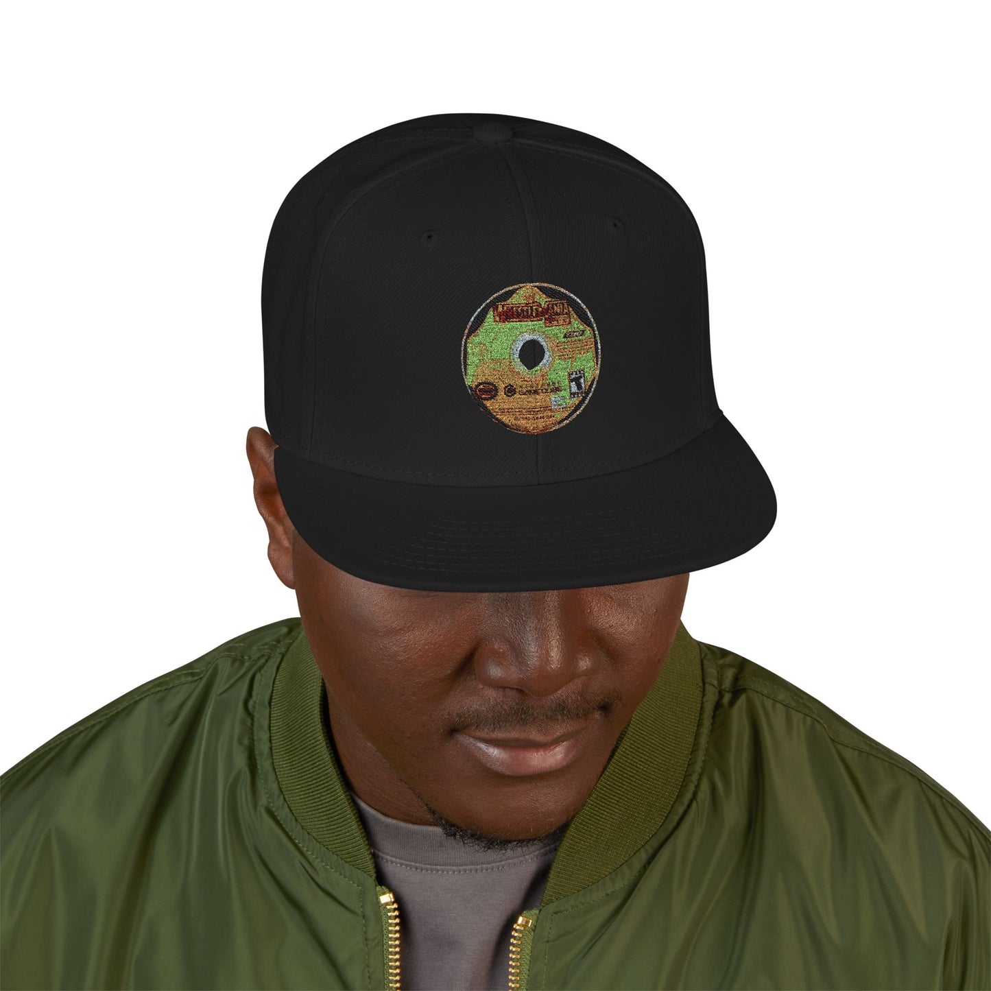 WM XIX ZM Snapback Hat – Green Planet Patch Cap