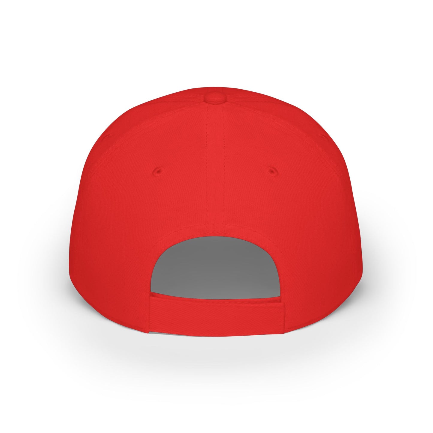 Low Profile Baseball Cap — Abstract Green Eco Bubble Design