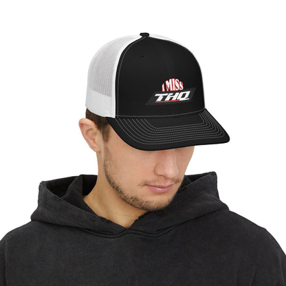 I Miss Thq Snapback Trucker Cap – Retro Racing Logo Hat