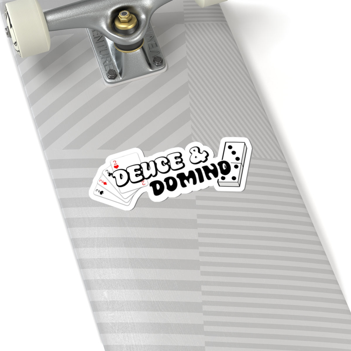 Other Side of the Tracks Sticker - Playing Cards and Dominoes Kiss-Cut Decal