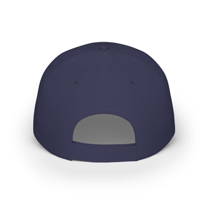 Low Profile Baseball Cap — Abstract Green Eco Bubble Design