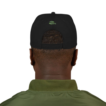 WM XIX ZM Snapback Hat – Green Planet Patch Cap