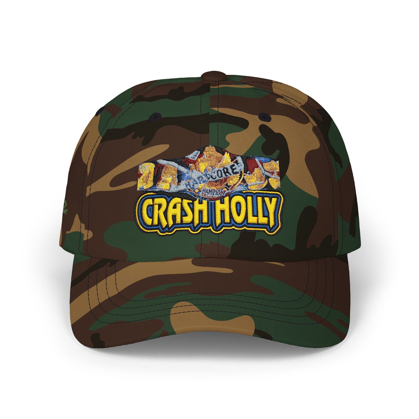 ZM Crash H***core Retro Wrestling Logo Embroidered Hat