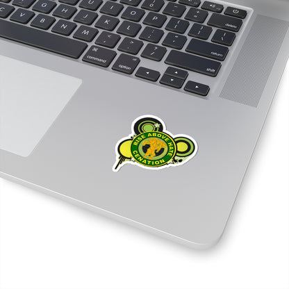 Rise Above Hate Crew Sticker - Green Urban Kiss-Cut Decal