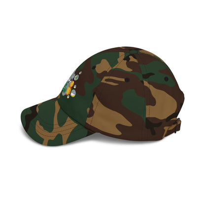 ZM Frutiger Aero Dad Cap — Vintage Bubble Bath Rubber Duck Embroidered Hat