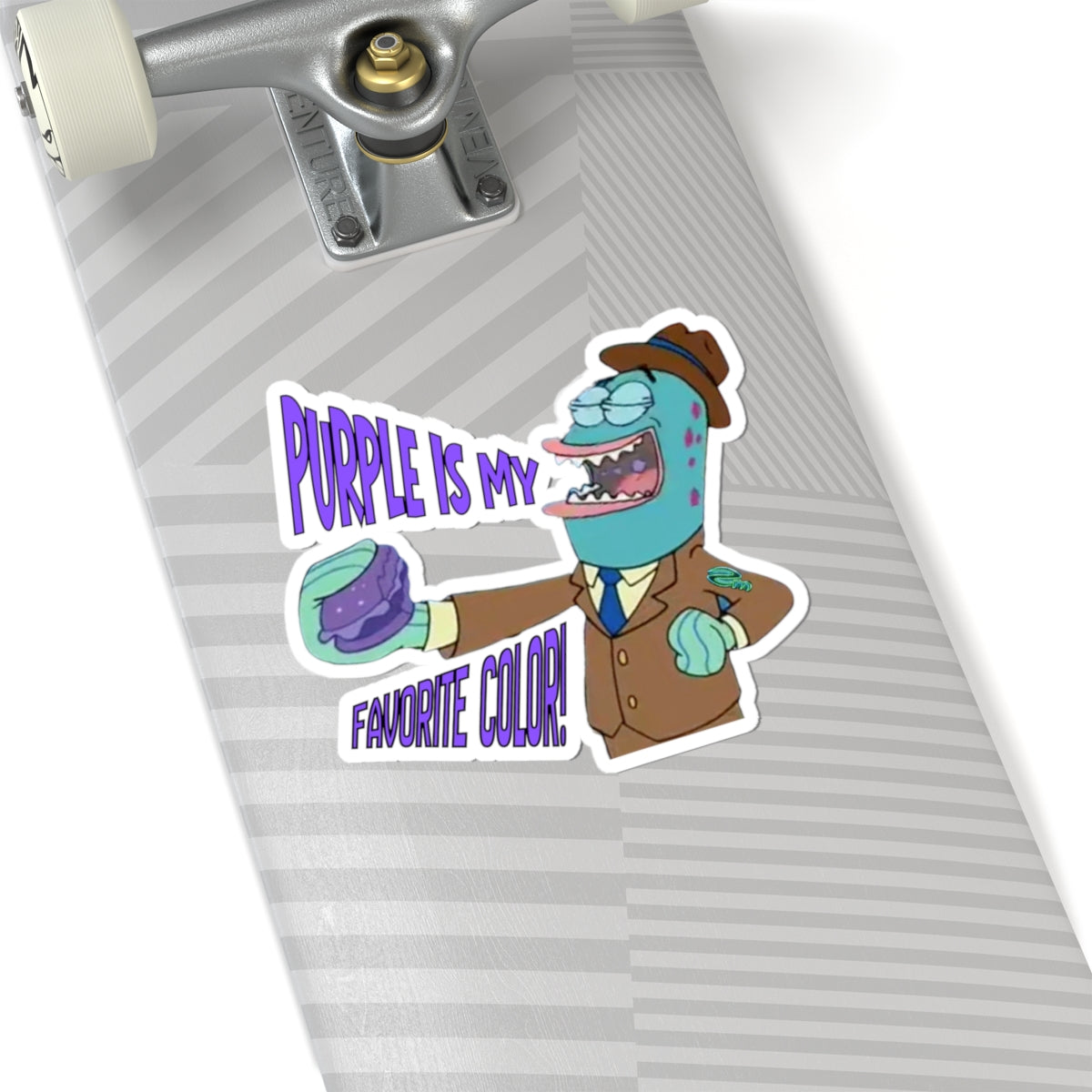Sticker — "Purple Is My Favorite Colour" ZM Sticker