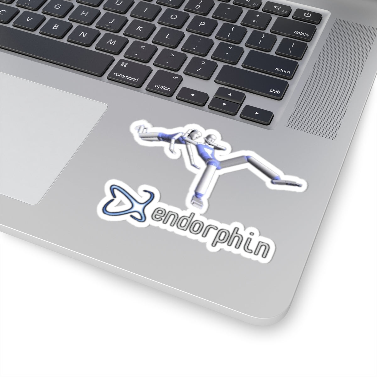 Endorphin Wrestling Logo Sticker — Kiss-Cut Fitness Laptop Decal
