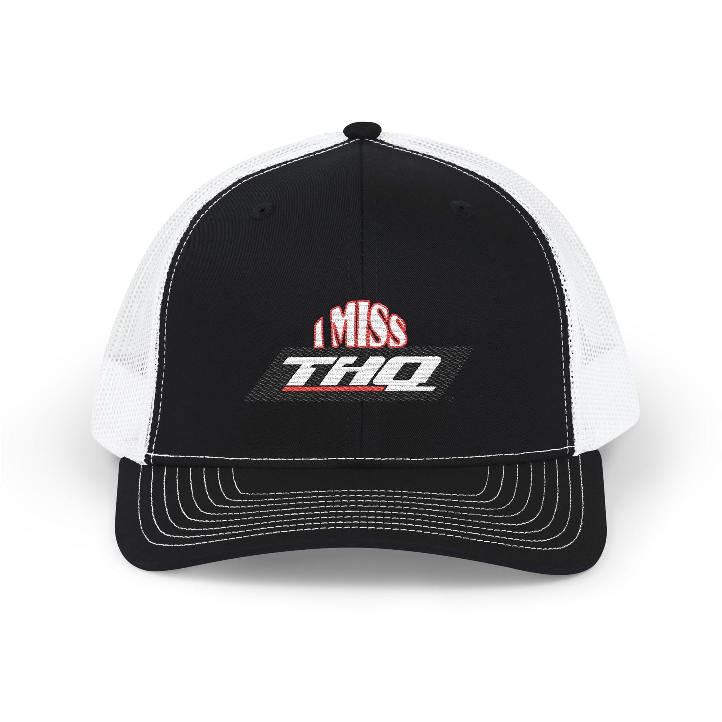I Miss Thq Snapback Trucker Cap – Retro Racing Logo Hat