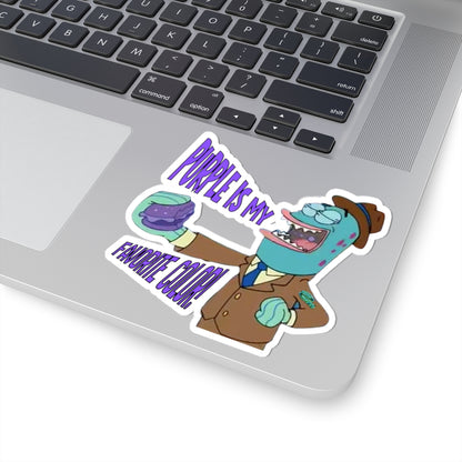 Sticker — "Purple Is My Favorite Colour" ZM Sticker