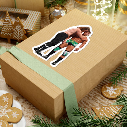 Should've Been Gable Kiss-Cut Sticker — Wrestler Hug Laptop Decal
