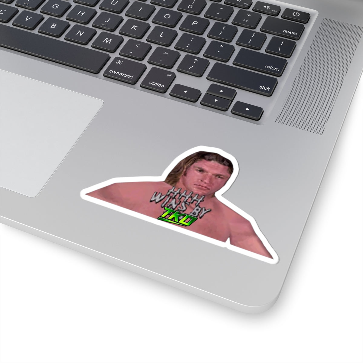 HHH “Wins By TKO” Kiss-Cut Sticker