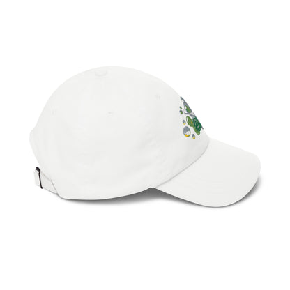 ZM Frutiger Aero Dad Cap — Vintage Bubble Bath Rubber Duck Embroidered Hat