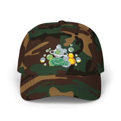 ZM Frutiger Aero Dad Cap — Vintage Bubble Bath Rubber Duck Embroidered Hat