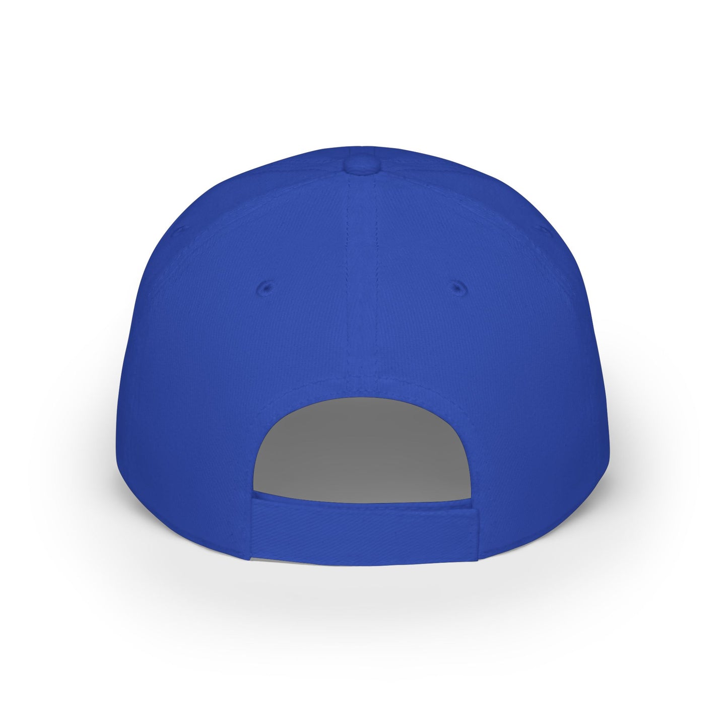 Low Profile Baseball Cap — Abstract Green Eco Bubble Design