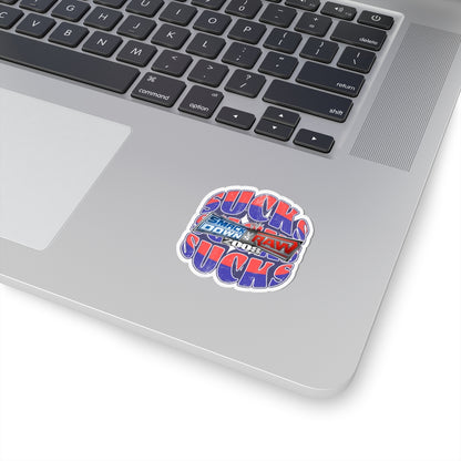 "SVR '08 Sucks" Kiss-Cut Sticker