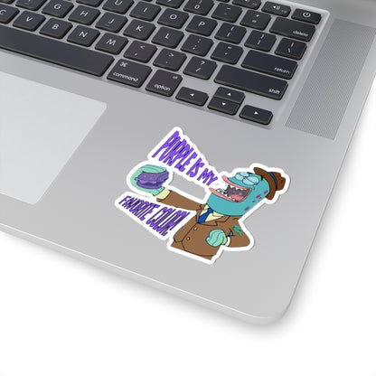 Sticker — "Purple Is My Favorite Colour" ZM Sticker