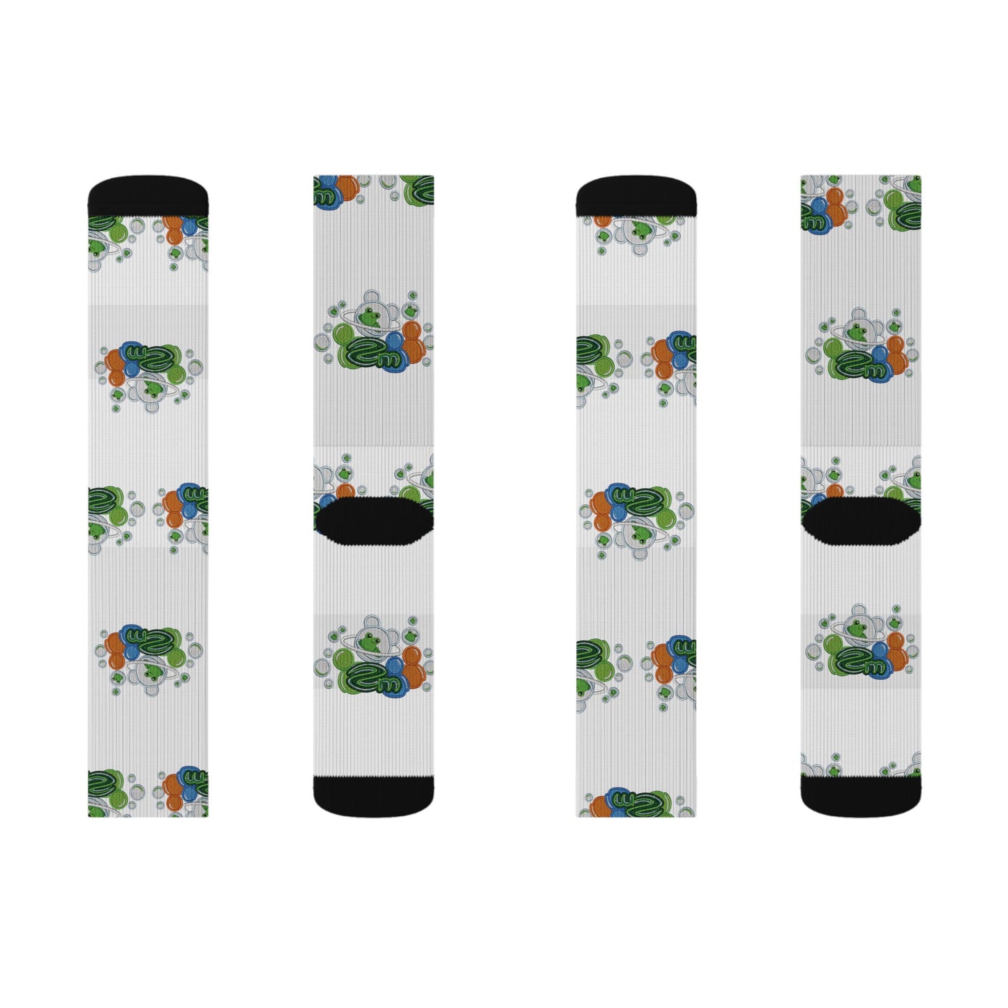 ZM Frutiger Aero Sublimation Socks — Crew Socks