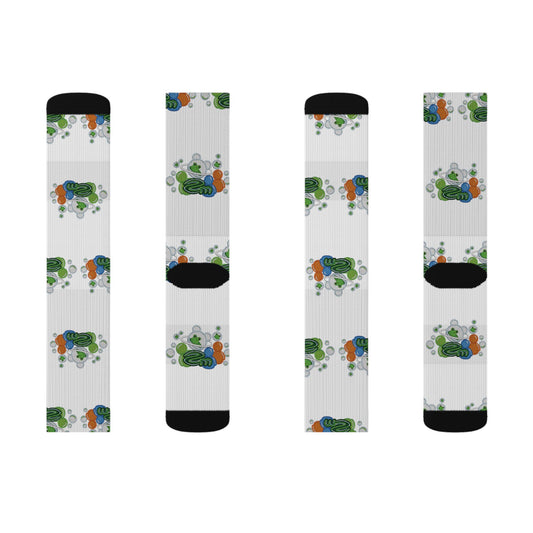 ZM Frutiger Aero Sublimation Socks — Crew Socks