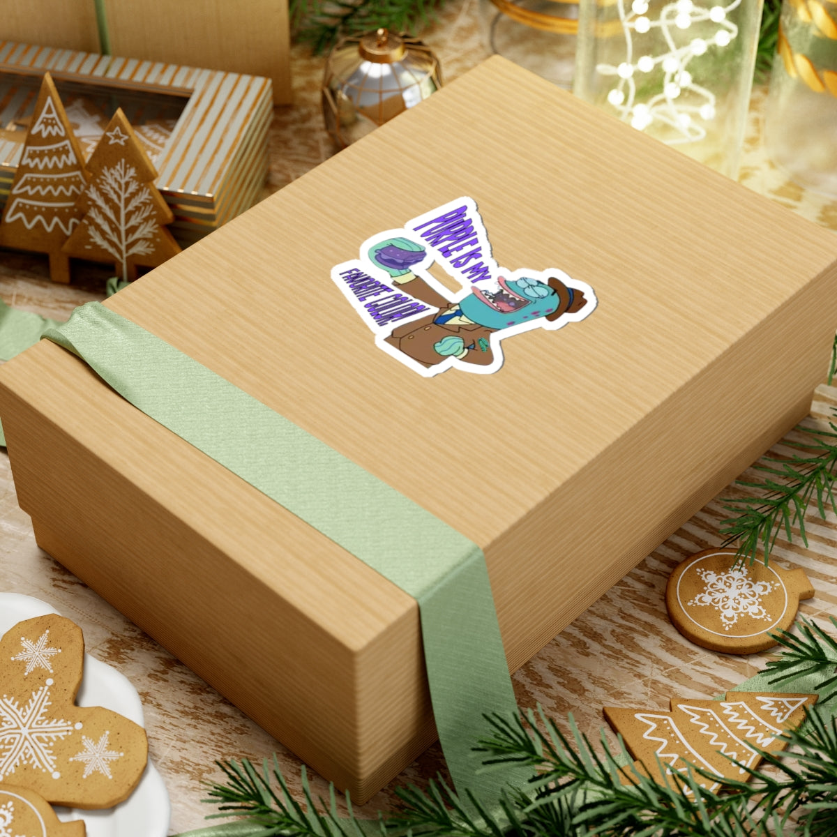 Sticker — "Purple Is My Favorite Colour" ZM Sticker