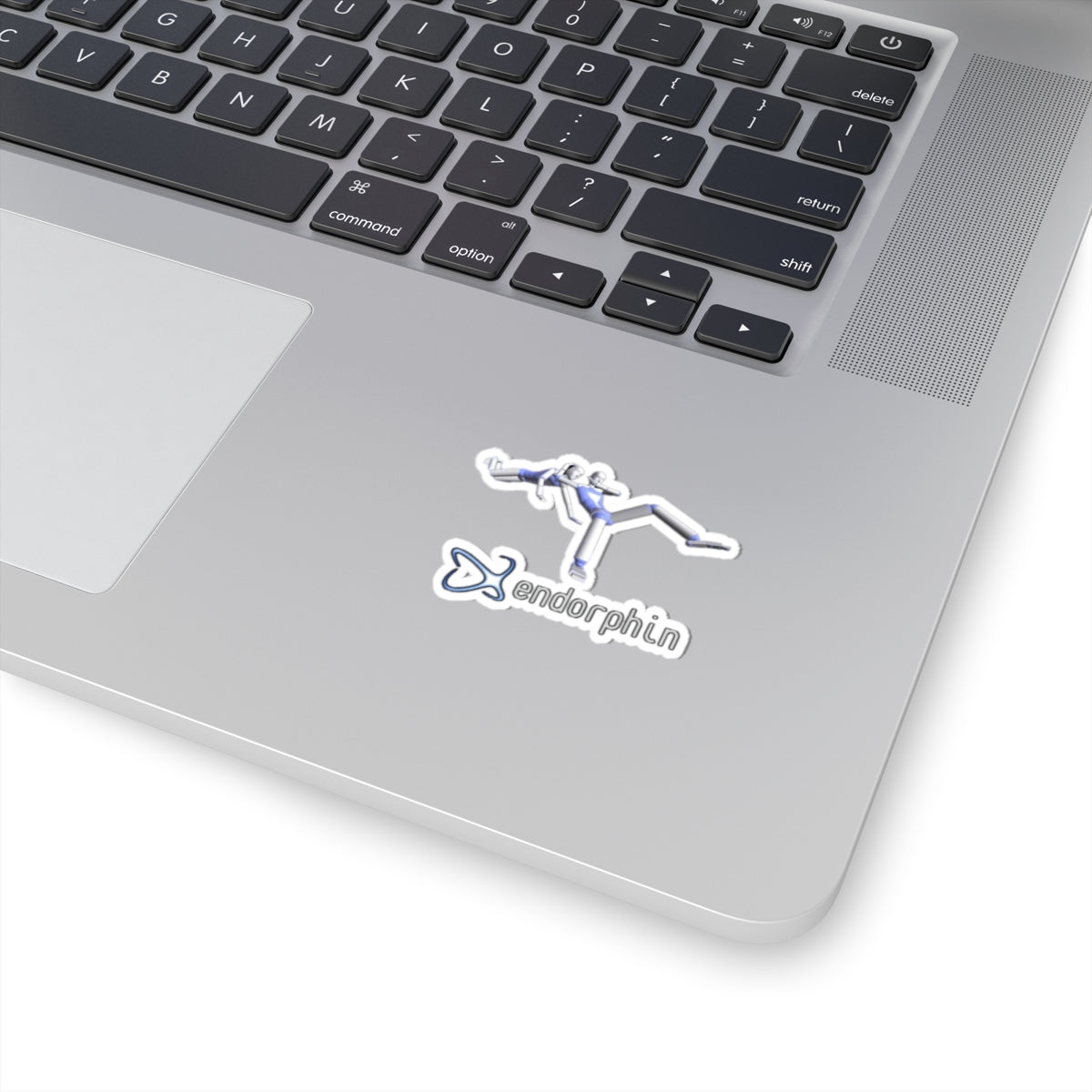 Endorphin Wrestling Logo Sticker — Kiss-Cut Fitness Laptop Decal