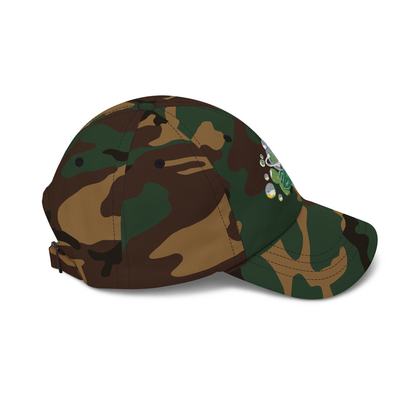 ZM Frutiger Aero Dad Cap — Vintage Bubble Bath Rubber Duck Embroidered Hat
