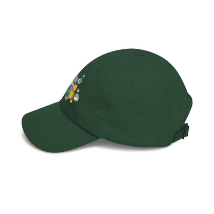 ZM Frutiger Aero Dad Cap — Vintage Bubble Bath Rubber Duck Embroidered Hat