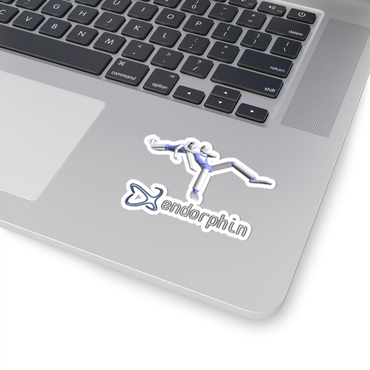 Endorphin Wrestling Logo Sticker — Kiss-Cut Fitness Laptop Decal