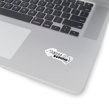Other Side of the Tracks Sticker - Playing Cards and Dominoes Kiss-Cut Decal