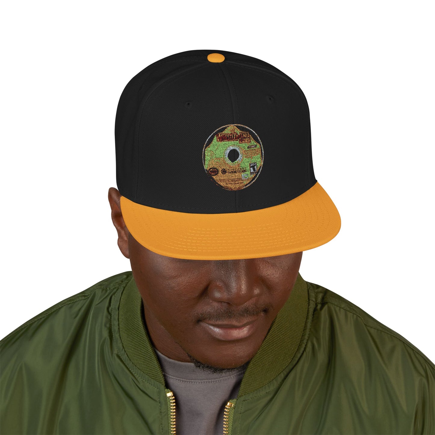 WM XIX ZM Snapback Hat – Green Planet Patch Cap