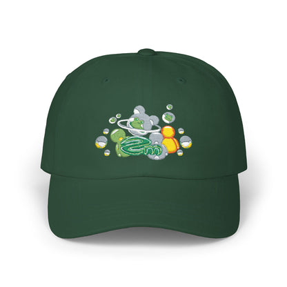 ZM Frutiger Aero Dad Cap — Vintage Bubble Bath Rubber Duck Embroidered Hat