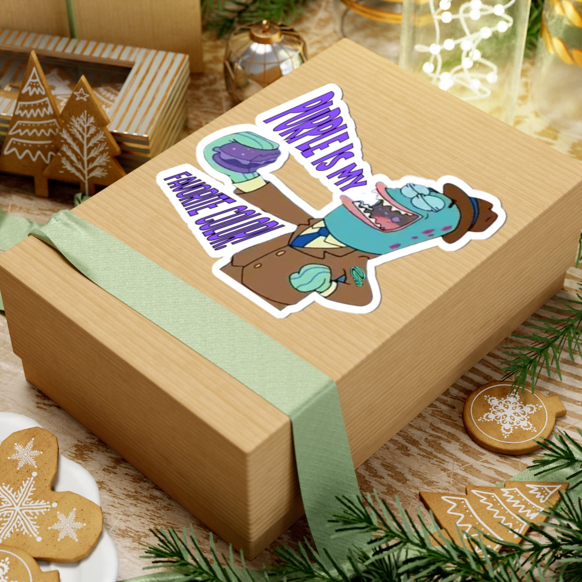 Sticker — "Purple Is My Favorite Colour" ZM Sticker