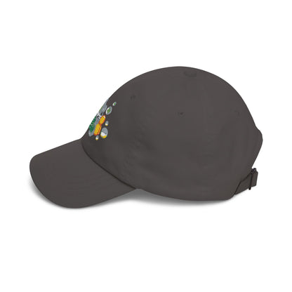 ZM Frutiger Aero Dad Cap — Vintage Bubble Bath Rubber Duck Embroidered Hat