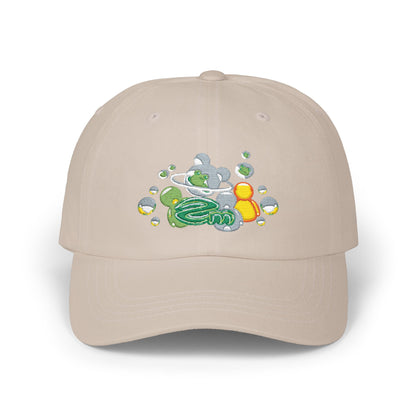ZM Frutiger Aero Dad Cap — Vintage Bubble Bath Rubber Duck Embroidered Hat