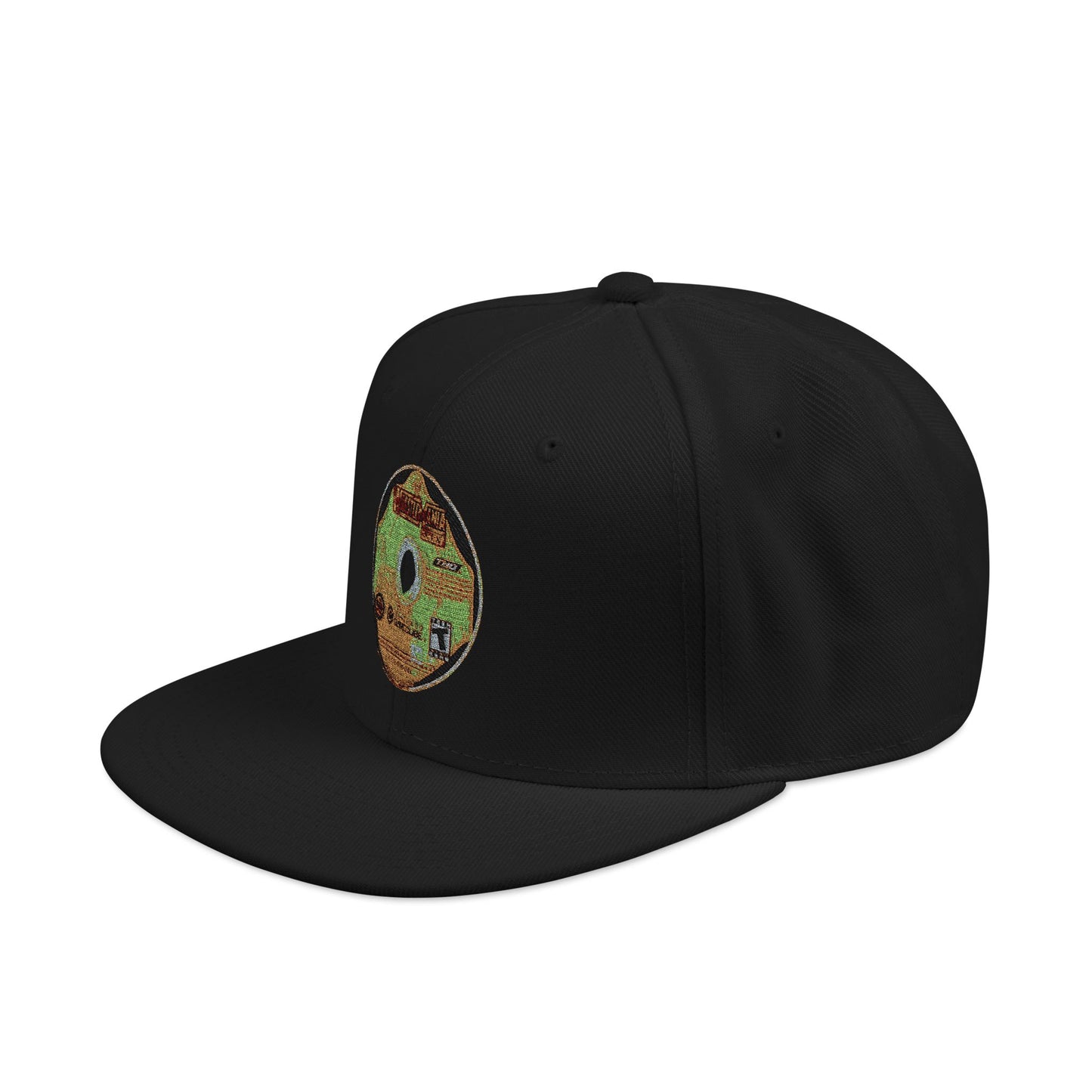 WM XIX ZM Snapback Hat – Green Planet Patch Cap