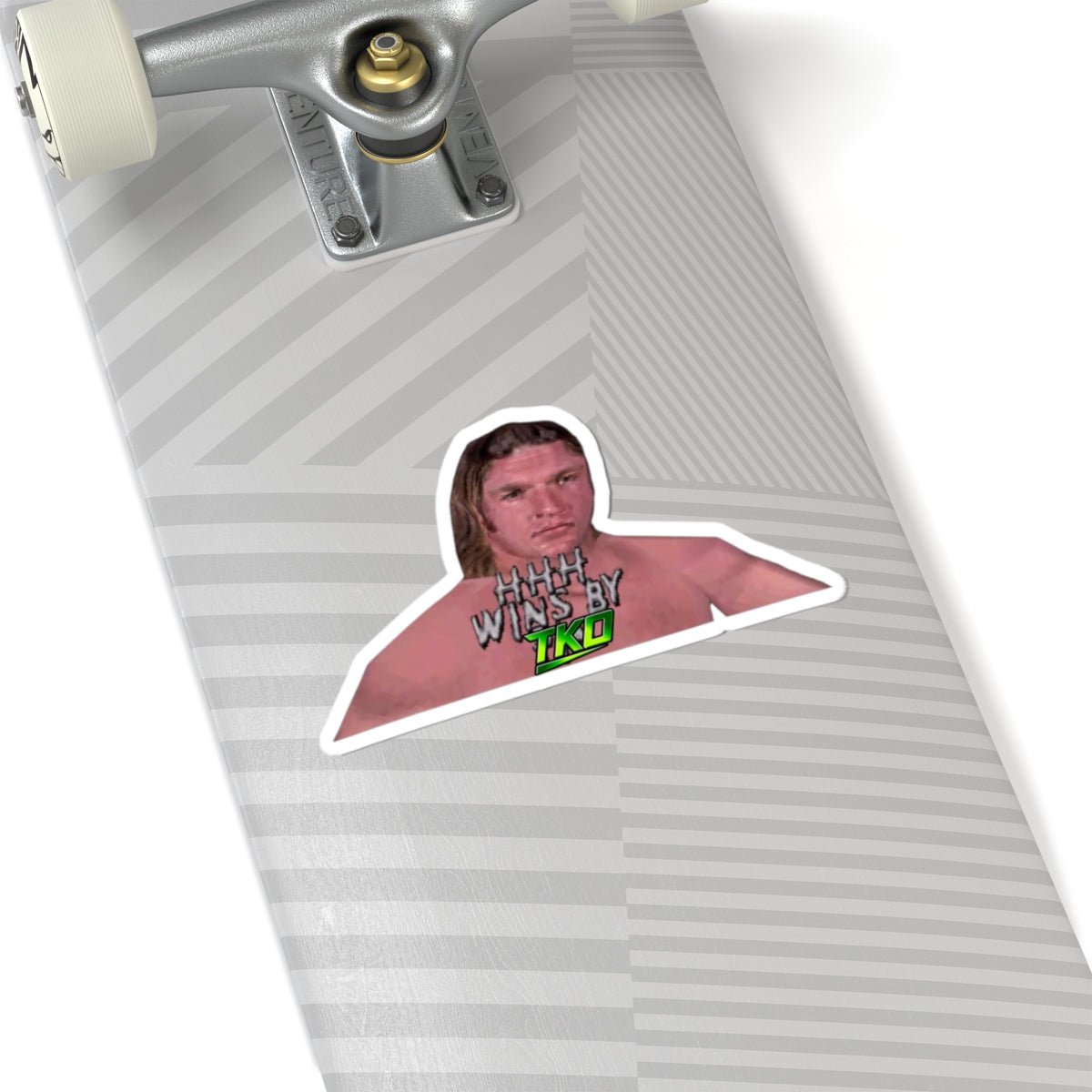 HHH “Wins By TKO” Kiss-Cut Sticker
